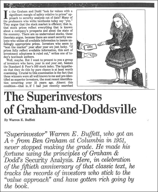 The superinvestors of Graham-and-Doddsville